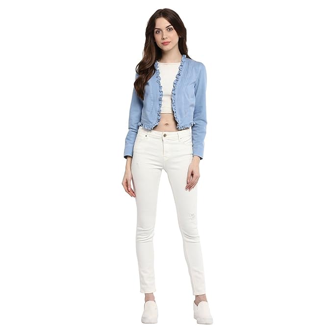 Denim short shrug discount